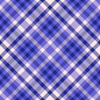 Fabric plaid texture of check vector seamless with a tartan pattern textile background.