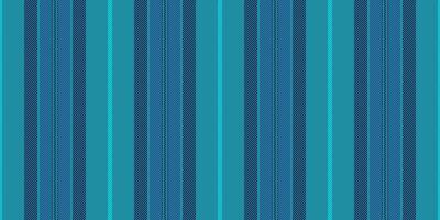 Magazine textile pattern vector, dining seamless texture lines. Piece vertical stripe fabric background in cyan and dark colors. vector