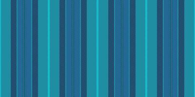 Magazine textile pattern vector, dining seamless texture lines. Piece vertical stripe fabric background in cyan and dark colors. vector