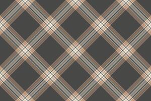 Tartan plaid background, diagonal check seamless pattern. Vector fabric texture for textile print, wrapping paper, gift card, wallpaper.