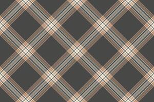 Tartan plaid background, diagonal check seamless pattern. Vector fabric texture for textile print, wrapping paper, gift card, wallpaper.