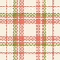 Plaid check pattern. Seamless fabric texture. Tartan textile print. vector