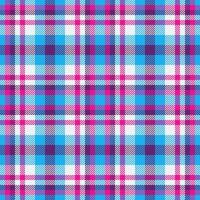 Vector fabric background of check pattern texture with a textile seamless tartan plaid.