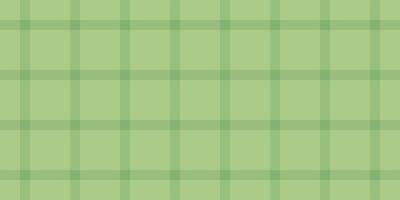 Blank texture pattern fabric, designer seamless plaid textile. Short background vector check tartan in green color.