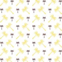 Island tree charming trendy colored repeating pattern vector illustration cool design
