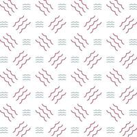 Ocean powerful trendy multicolor repeating pattern vector illustration design