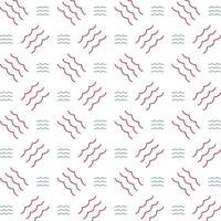 Ocean powerful trendy multicolor repeating pattern vector illustration design