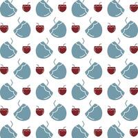 Coconut Drink superb trendy multicolor repeating pattern vector illustration design