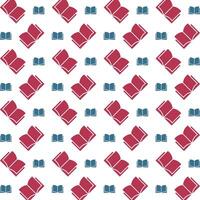 Book powerful trendy multicolor repeating pattern vector illustration design