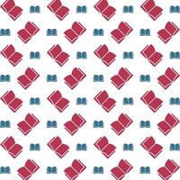 Book powerful trendy multicolor repeating pattern vector illustration design