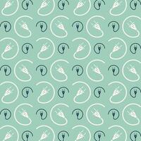 Plug exquisite trendy multicolor repeating pattern vector illustration background