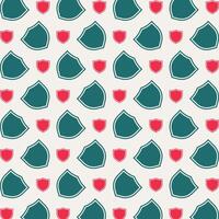 Shield impressive trendy multicolor repeating pattern vector illustration background