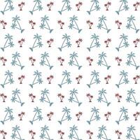 Palm tree superb trendy multicolor repeating pattern vector illustration design