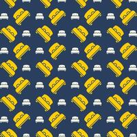 Bed incredible trendy colored repeating pattern vector illustration design