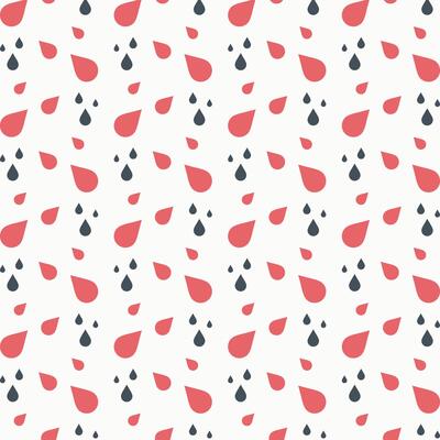Rain drop brilliant trendy colored repeating pattern vector illustration cool design