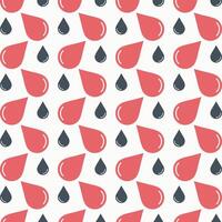 Droplet brilliant trendy colored repeating pattern vector illustration cool design