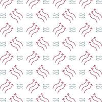Arrow powerful trendy multicolor repeating pattern vector illustration design