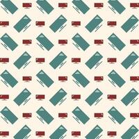 Television unique trendy multicolor repeating pattern vector illustration background