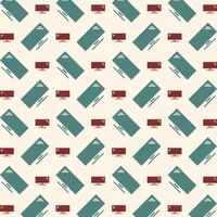 Television unique trendy multicolor repeating pattern vector illustration background