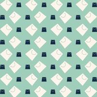Shopping bag exquisite trendy multicolor repeating pattern vector illustration background