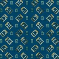 Document handsome trendy multicolor repeating pattern vector illustration design