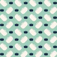 Wallet exquisite trendy multicolor repeating pattern vector illustration background