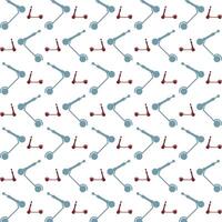 Scooter superb trendy multicolor repeating pattern vector illustration design