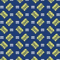 Residential useful trendy colored repeating pattern vector illustration cool design