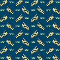Helicopter handsome trendy multicolor repeating pattern vector illustration design