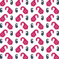 Door Hanger fabulous trendy multicolor repeating pattern vector illustration design