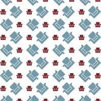 Chair superb trendy multicolor repeating pattern vector illustration design