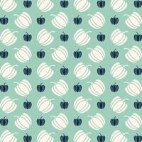 Pumpkin exquisite trendy multicolor repeating pattern vector illustration background