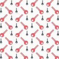 House key brilliant trendy colored repeating pattern vector illustration cool design