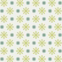 Snowfall rare trendy multicolor repeating pattern vector illustration green design