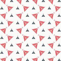 Tent brilliant trendy colored repeating pattern vector illustration cool design