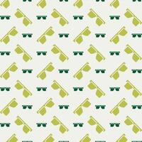 Sunglasses rare trendy multicolor repeating pattern vector illustration green design