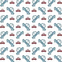 Taxi superb trendy multicolor repeating pattern vector illustration design