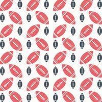 American Football brilliant trendy colored repeating pattern vector illustration cool design