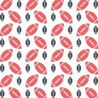 American Football brilliant trendy colored repeating pattern vector illustration cool design