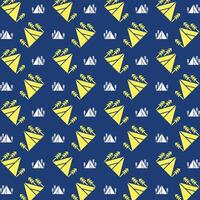 Forest tent useful trendy colored repeating pattern vector illustration cool design