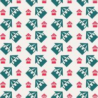Promo stand impressive trendy multicolor repeating pattern vector illustration background