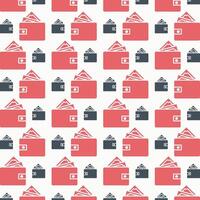 Payment brilliant trendy colored repeating pattern vector illustration cool design