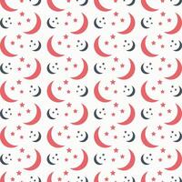Midnight brilliant trendy colored repeating pattern vector illustration cool design