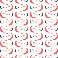 Midnight brilliant trendy colored repeating pattern vector illustration cool design