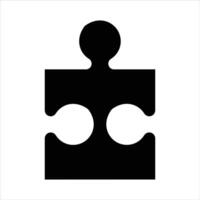 Puzzle icon in trendy flat style design. Vector graphic illustration. Puzzle icon for website design, logo, app, and ui. Vector file. EPS 10.