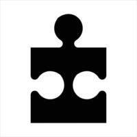 Puzzle icon in trendy flat style design. Vector graphic illustration. Puzzle icon for website design, logo, app, and ui. Vector file. EPS 10.