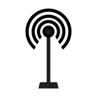 Collection of stock vector images depicting symbols and icons related to wireless Wi-Fi connectivity, including Wifi signal symbols and an internet connection, that enable remote internet access.
