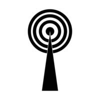 Collection of stock vector images depicting symbols and icons related to wireless Wi-Fi connectivity, including Wifi signal symbols and an internet connection, that enable remote internet access.