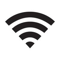 Collection of stock vector images depicting symbols and icons related to wireless Wi-Fi connectivity, including Wifi signal symbols and an internet connection, that enable remote internet access.