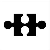 Puzzle icon in trendy flat style design. Vector graphic illustration. Puzzle icon for website design, logo, app, and ui. Vector file. EPS 10.